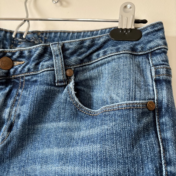 Vintage American Rag Cie Cropped Straight Leg Jeans - Size 7, Mid Rise, - Picture 6 of 9